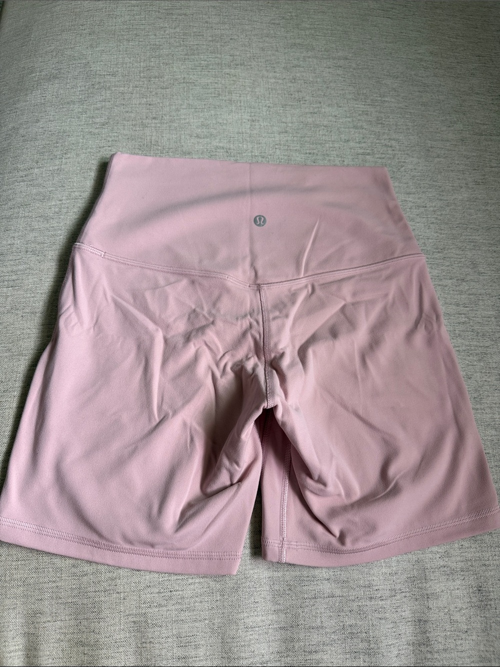 lululemon Align High-Rise Light Pink Bike Shorts 6” inseam